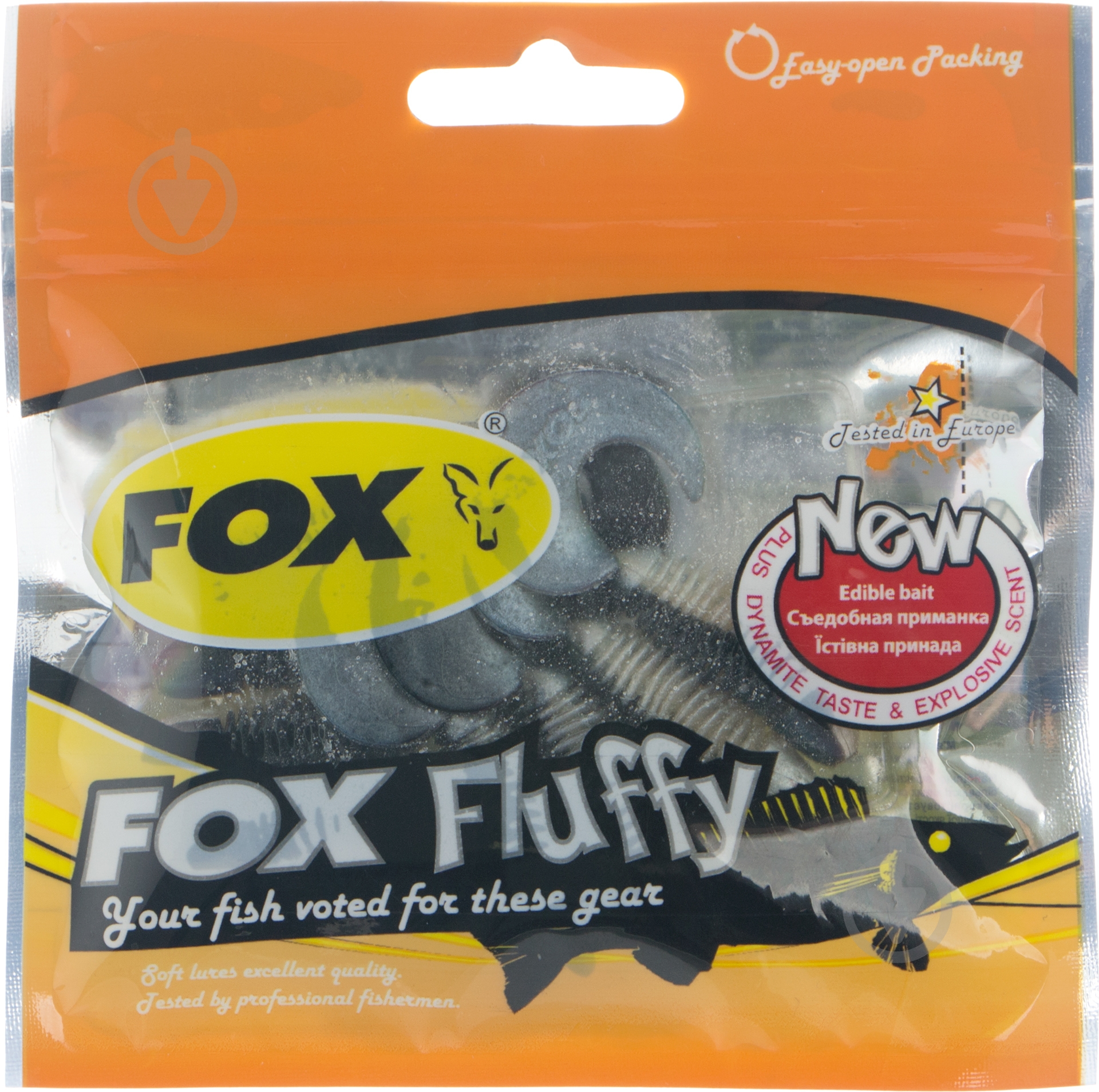 Твистер FOX Fluffy 55 мм 8 шт. #019 - фото 2 Твистер FOX Fluffy 55 мм 8 шт. #019 - фото 2