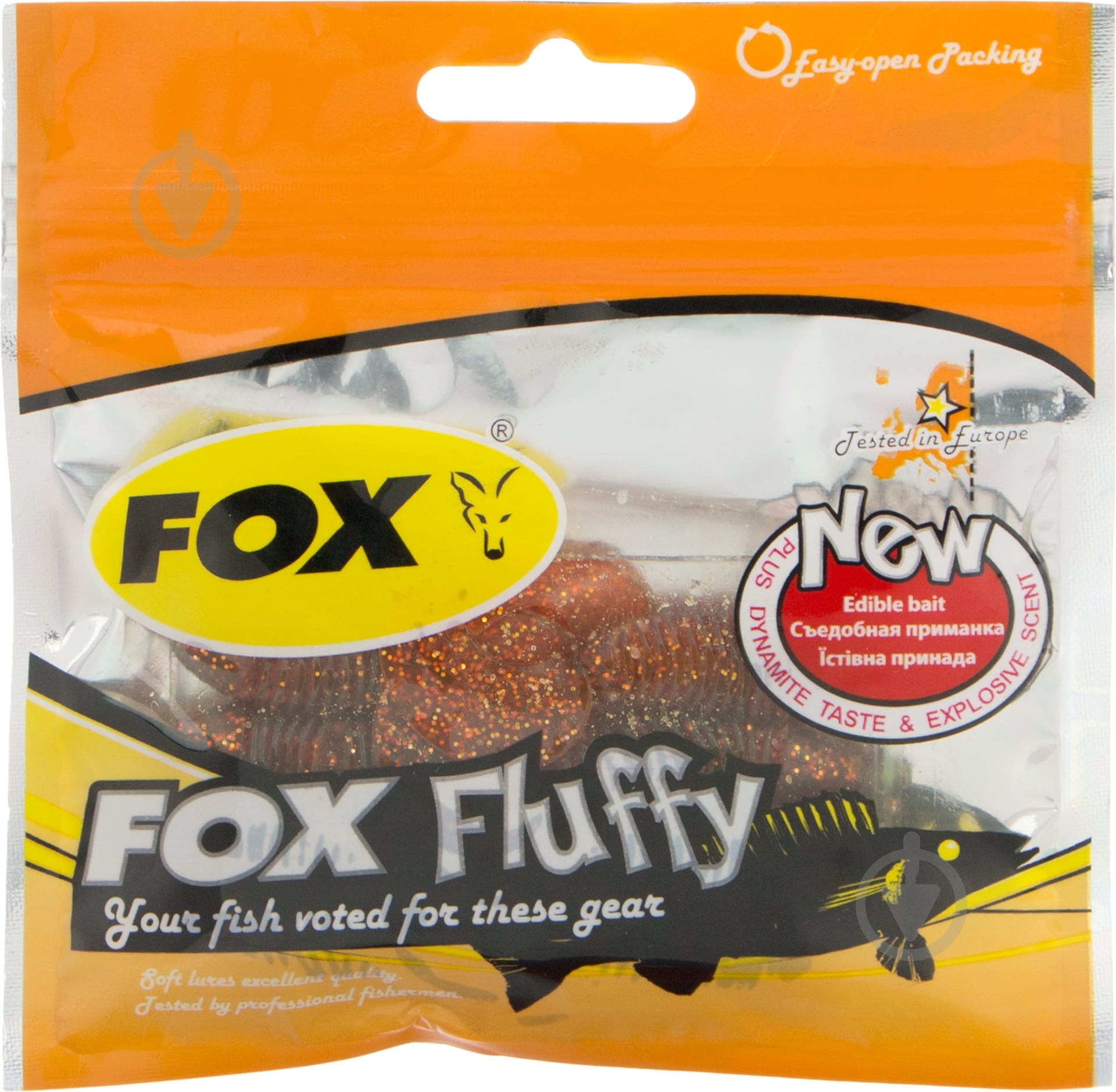 Твистер FOX Fluffy 55 мм 8 шт. #002 - фото 2 Твистер FOX Fluffy 55 мм 8 шт. #002 - фото 2