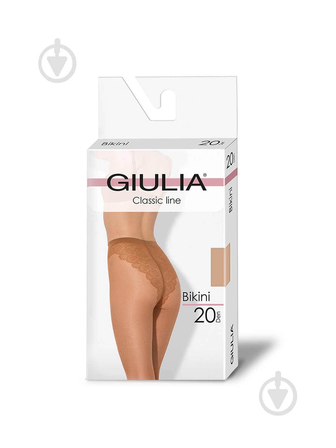 Колготки женские Giulia Bikini 20 (Smart Box) р. 4L daino - фото 1 Колготки женские Giulia Bikini 20 (Smart Box) р. 4L daino - фото 1