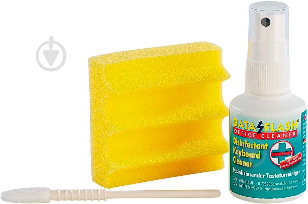 Набір Data Flash дезінфікуючий DF1750 для клавіатури 50 мл (DF1750) - фото 1 Набір Data Flash дезінфікуючий DF1750 для клавіатури 50 мл (DF1750) - фото 1