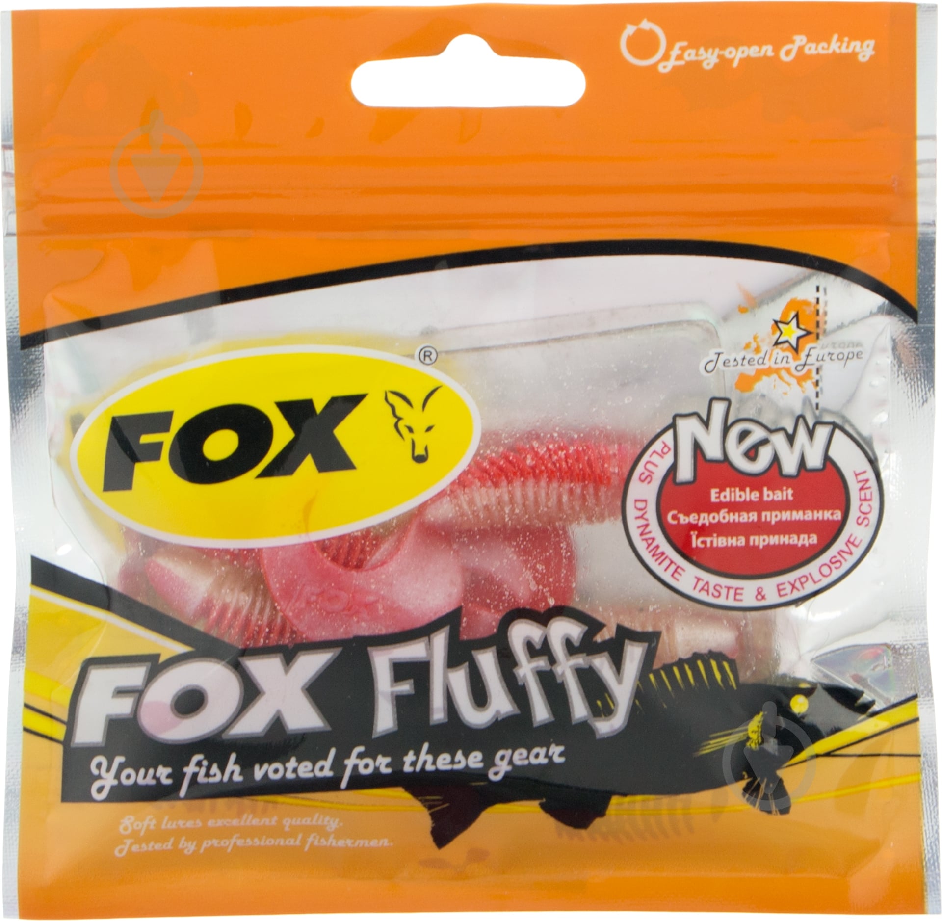 Твистер FOX Fluffy 55 мм 8 шт. #043 - фото 2