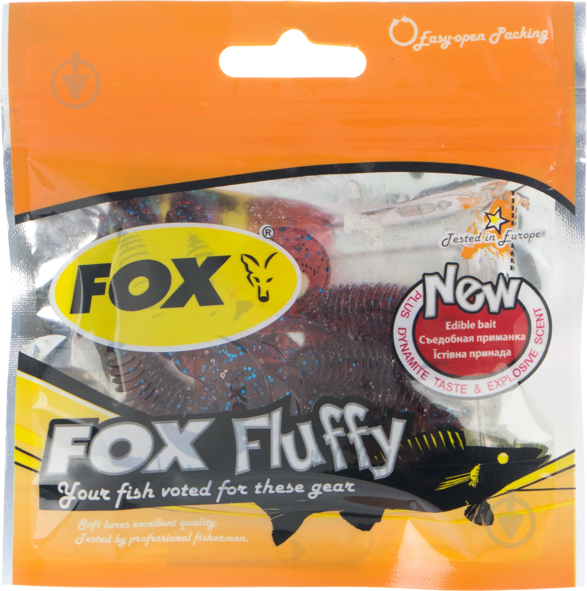 Твістер FOX Fluffy 55 мм 8 шт. #008 - фото 2 Твістер FOX Fluffy 55 мм 8 шт. #008 - фото 2