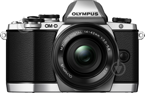 Фотоапарат Olympus E-M10 14-42mm IIR Kit silver - фото 1 Фотоапарат Olympus E-M10 14-42mm IIR Kit silver - фото 1