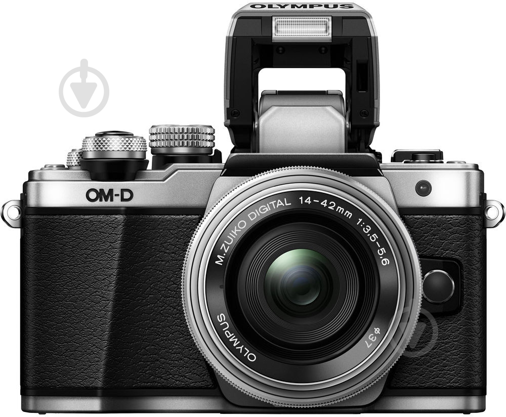 Фотоапарат Olympus E-M10 14-42mm IIR Kit silver - фото 2 Фотоапарат Olympus E-M10 14-42mm IIR Kit silver - фото 2