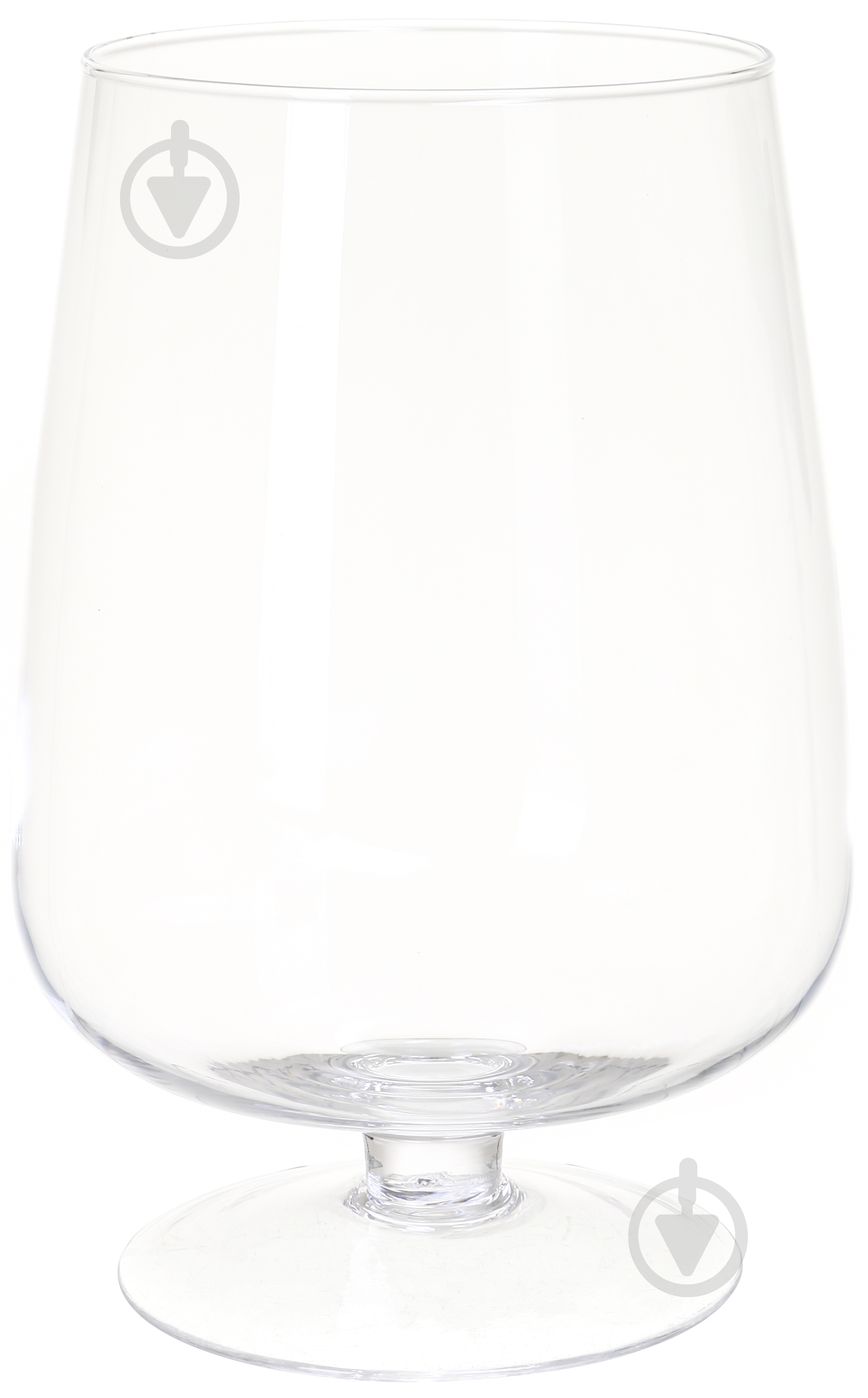 Ваза скляна Wrzesniak Glassworks 15-2949B 28 см прозора - фото 1