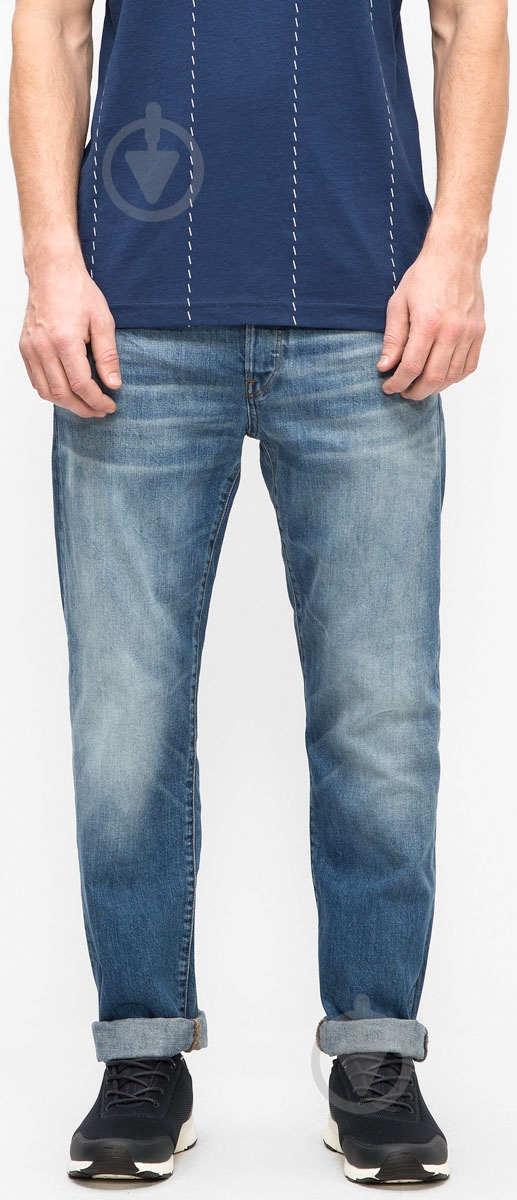 Джинсы G-Star RAW Type C 3D Straight D06762,9299-71 р. 29-32 синий - фото 1