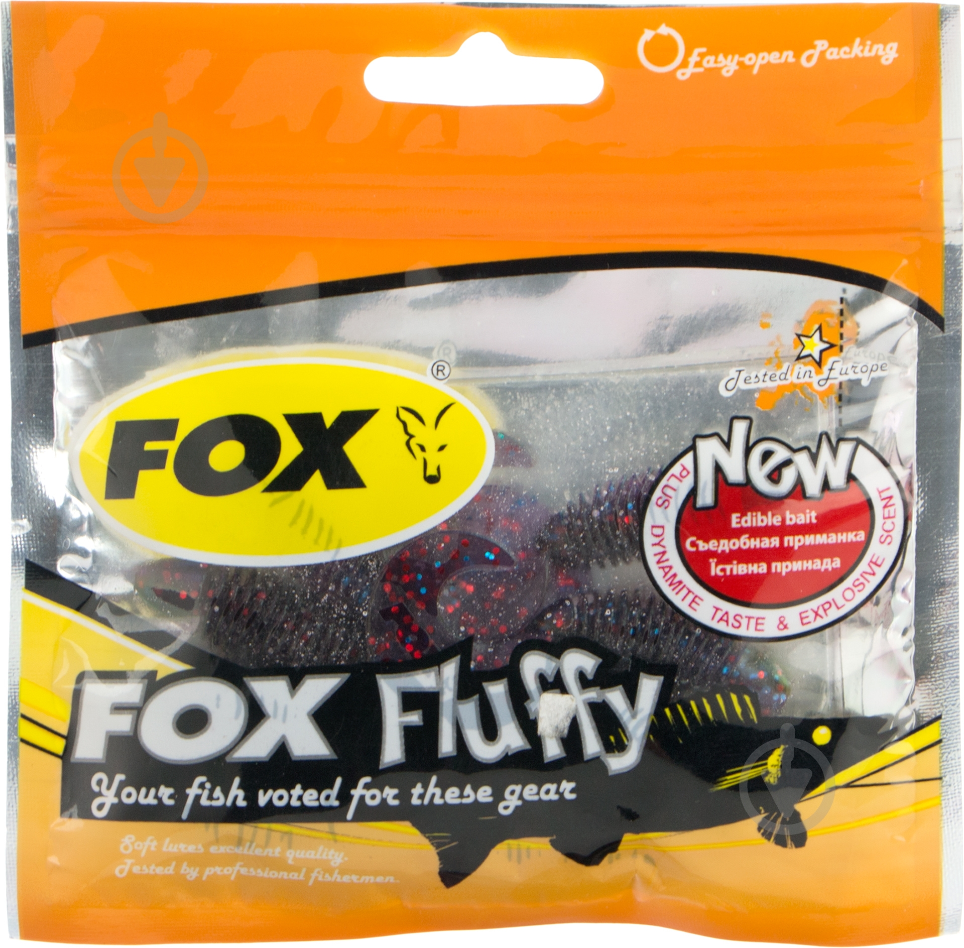 Твистер FOX Fluffy 55 мм 8 шт. #090 - фото 2
