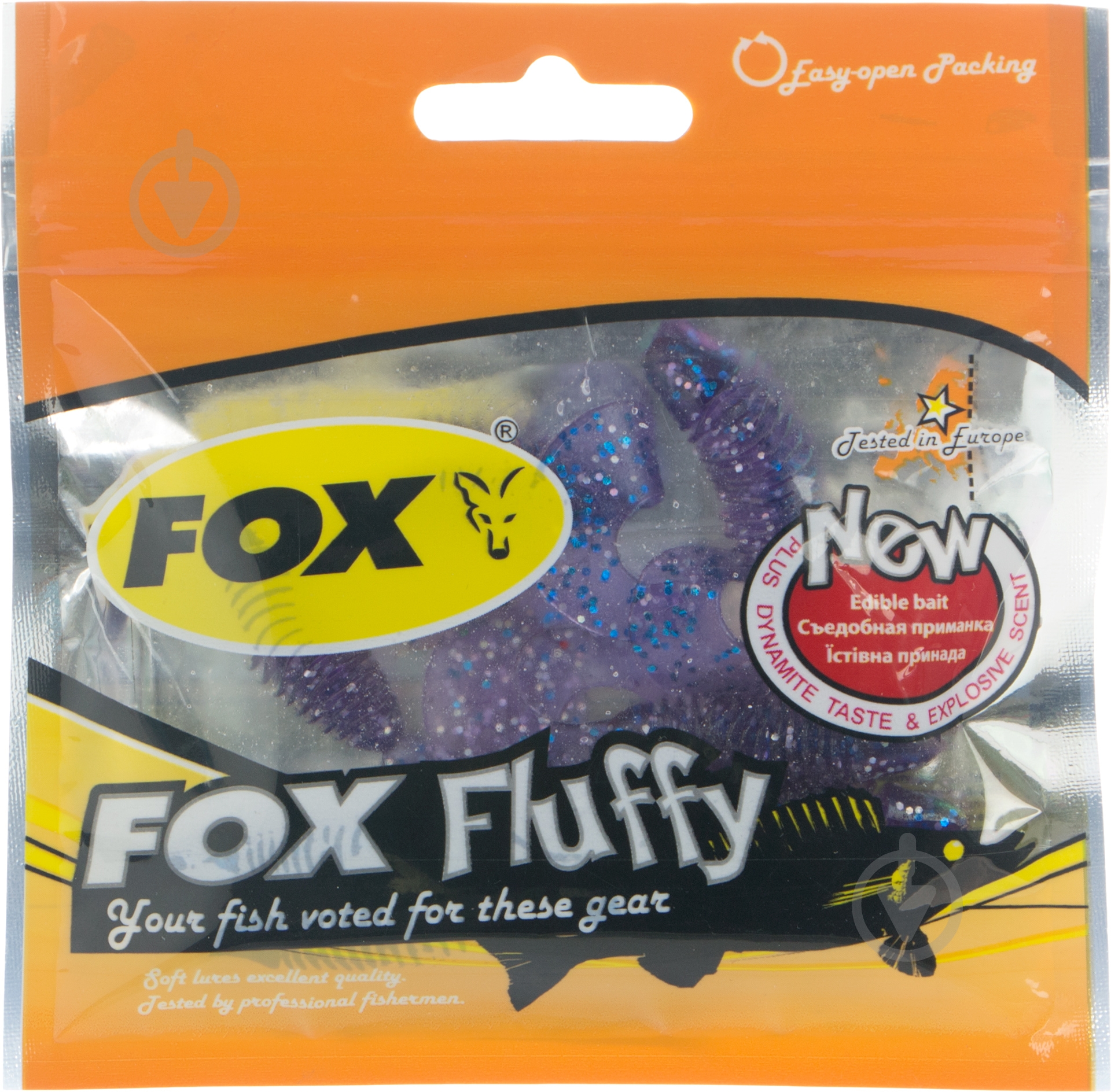 Твистер FOX Fluffy 55 мм 8 шт. #091 - фото 2 Твистер FOX Fluffy 55 мм 8 шт. #091 - фото 2