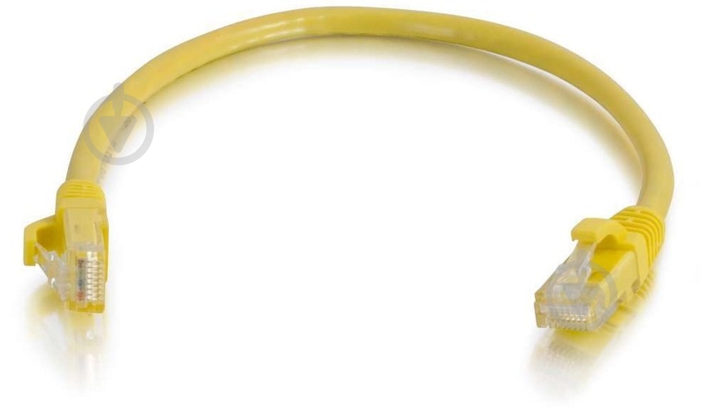 Патч-корд C2G Cat6 0,5 м желтый - фото 2
