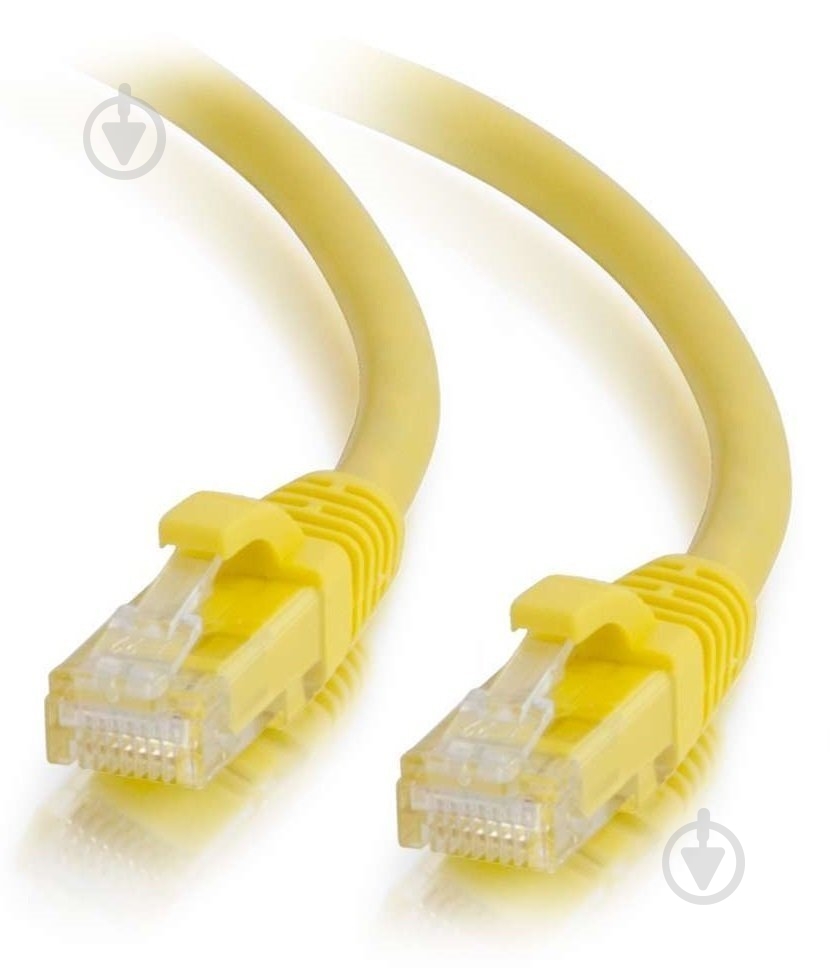 Патч-корд C2G Cat6 0,5 м желтый - фото 1