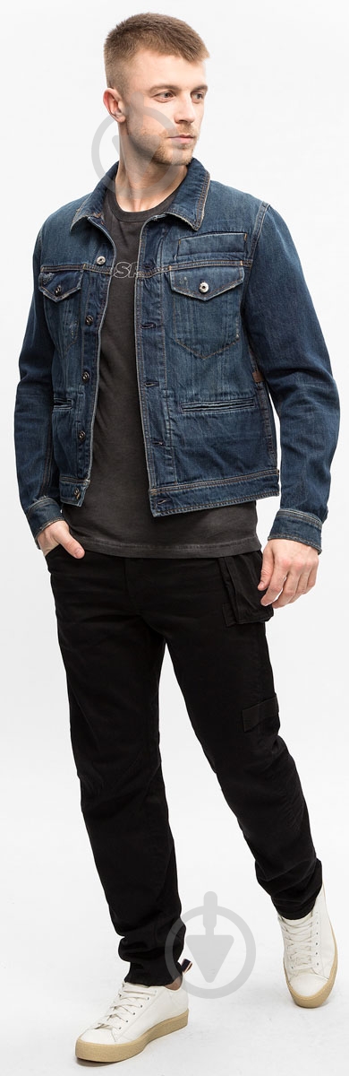 Джинсы G-Star RAW Type C 3D Straight aux D06834,9409-1241 р. 30-32 синий - фото 4