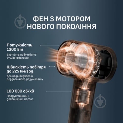 ВИТРИНА! Фен Rowenta Blumia HY5N11E0 - фото 2