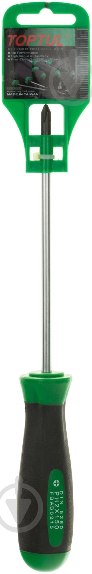 Отвертка Toptul PH2×150 мм FBAB0215 - фото 2
