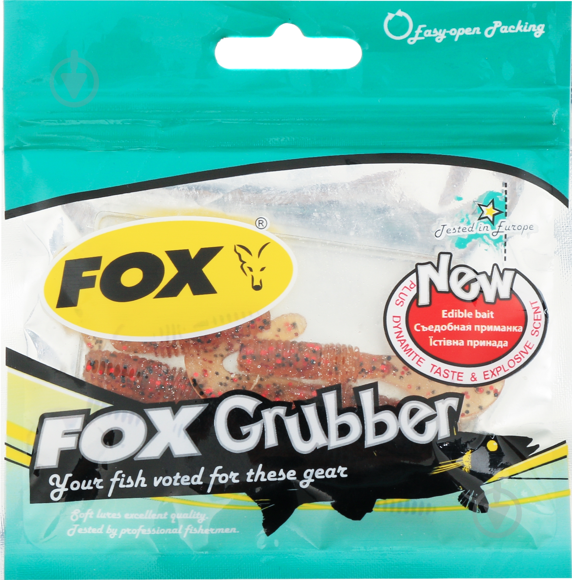 Твистер FOX Grubber 55 мм 8 шт. #005 - фото 2 Твистер FOX Grubber 55 мм 8 шт. #005 - фото 2