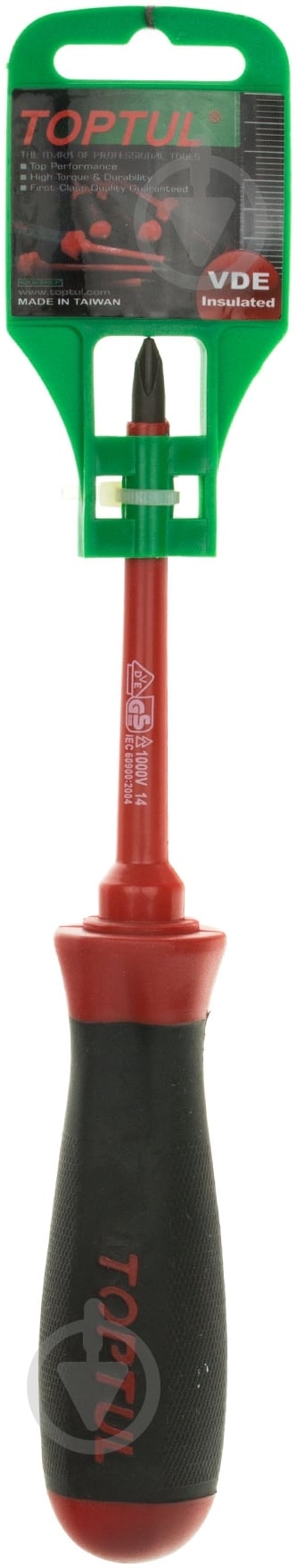 Отвертка Toptul PH2×100 мм FBEB0210 - фото 2