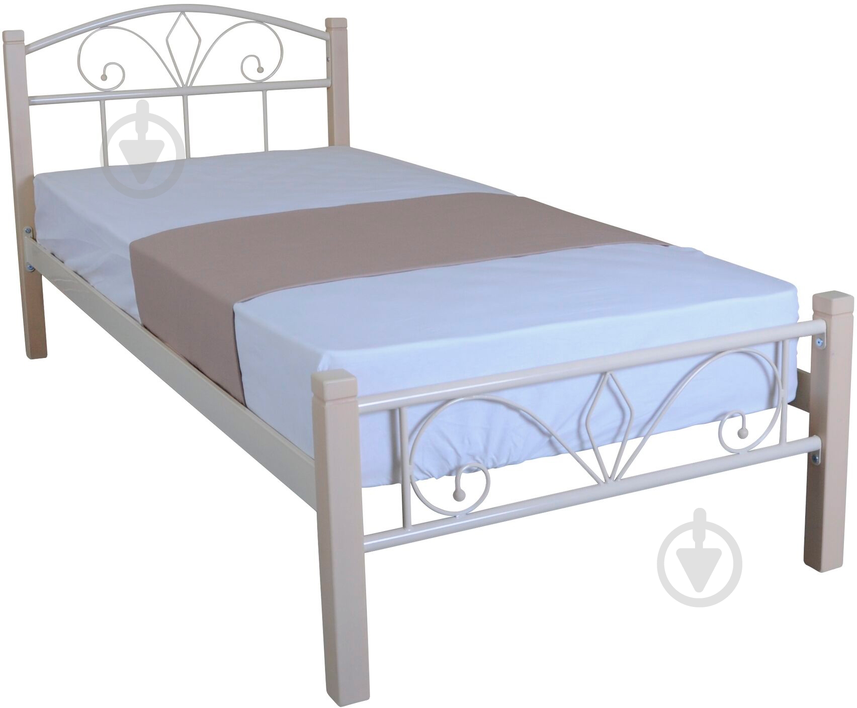 Кровать Eagle E1847 Como 90x200 см бежевый - фото 1