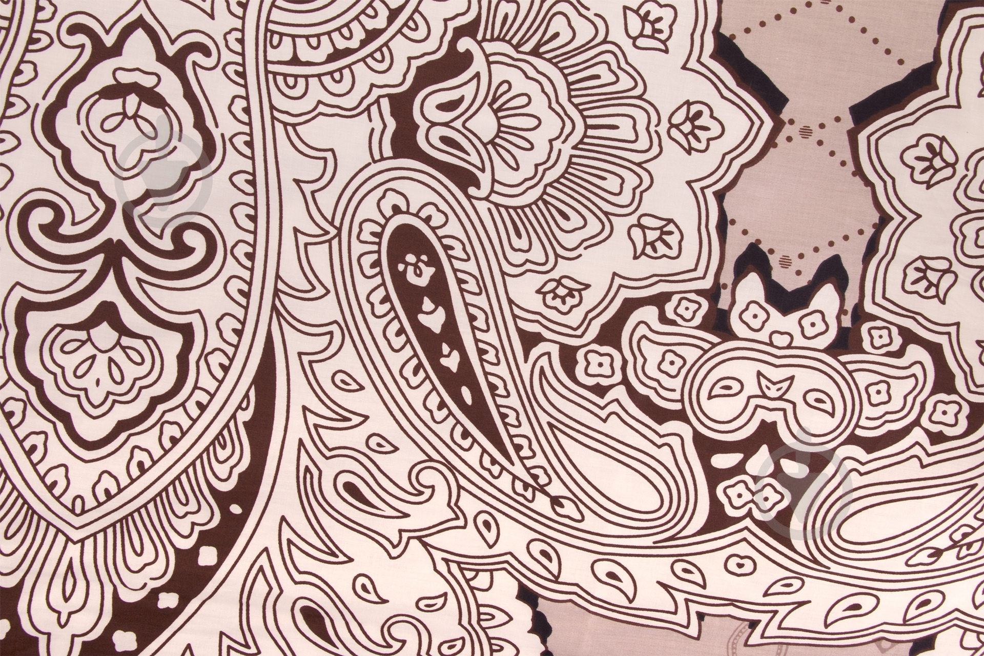 Комплект постельного белья Вензель 1,5 бежевый Ibodo - фото 2