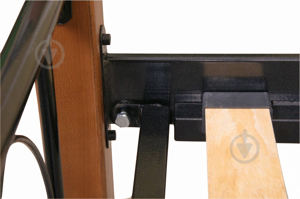 Кровать Eagle E1786 Alba 140x200 см черный - фото 2