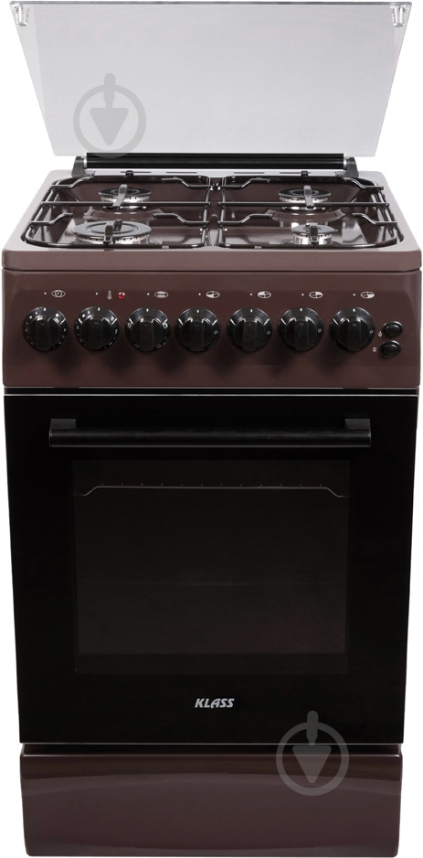 Плита комбинированная KLASS T 5404 E4 D.Brown - фото 1