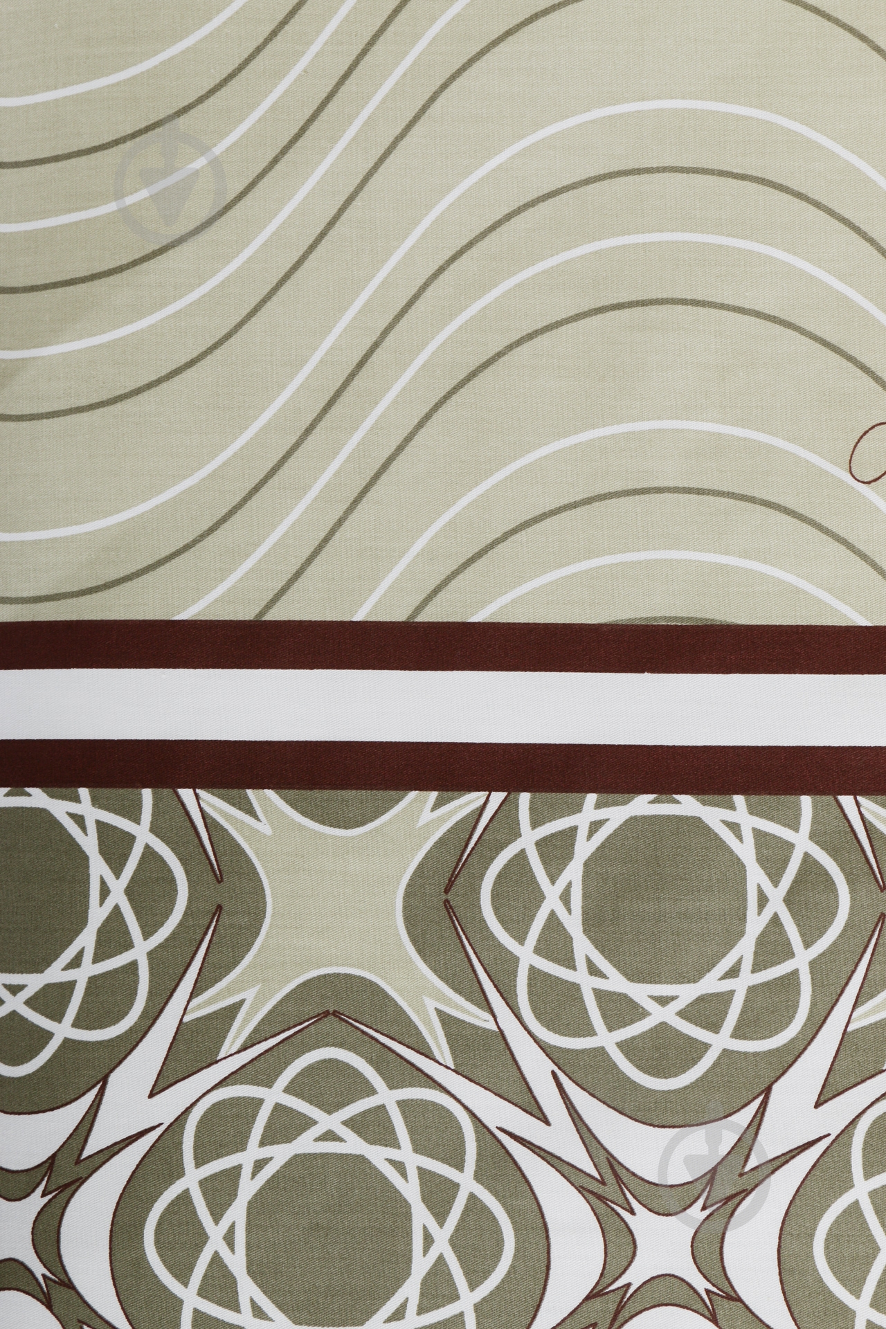 Комплект постельного белья Волна 2,0 бежевый Ibodo - фото 2 Комплект постельного белья Волна 2,0 бежевый Ibodo - фото 2