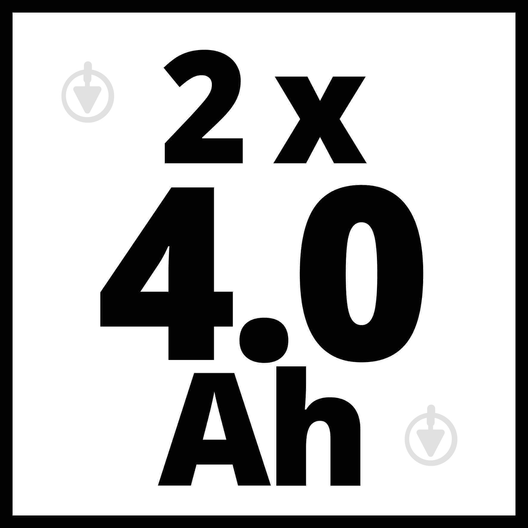 Аккумулятор Einhell 18,0V 4Ah 2 шт PXC PLUS Twinpack 4511629 - фото 8