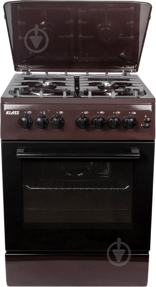 Плита комбінована KLASS T 6404 E4 D.Brown - фото 1
