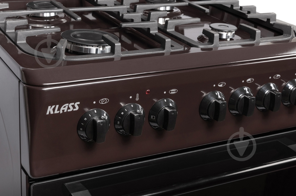 Плита комбинированная KLASS T 5408 E4 D.Brown - фото 9