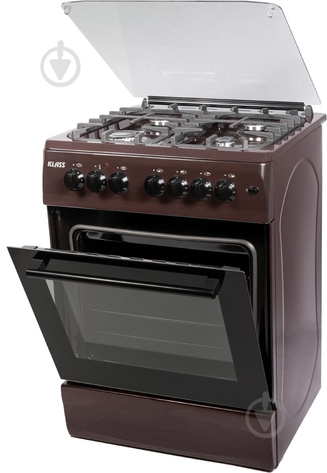 Плита комбинированная KLASS T 5408 E4 D.Brown - фото 1