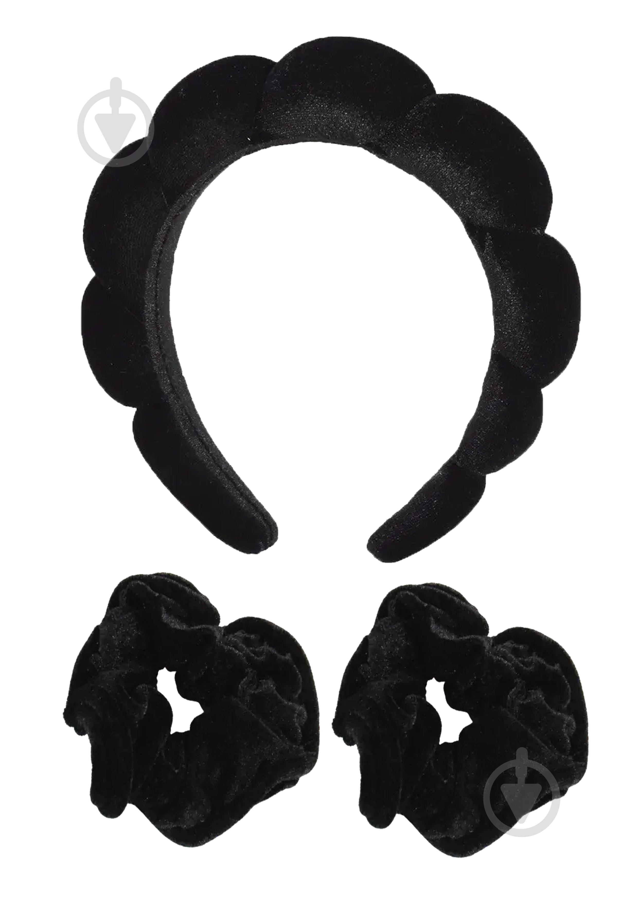 Обруч SPL + резинки 2 шт. черный - фото 1