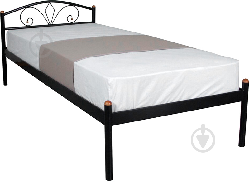 Кровать Eagle E1953 Nero 90x200 см черный - фото 1 Кровать Eagle E1953 Nero 90x200 см черный - фото 1