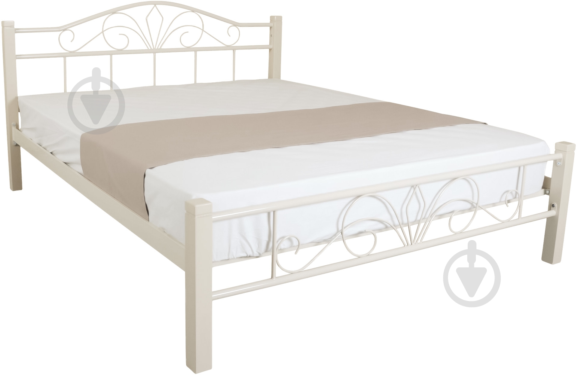 Кровать Eagle E2530 Como 140x200 см бежевый - фото 1 Кровать Eagle E2530 Como 140x200 см бежевый - фото 1