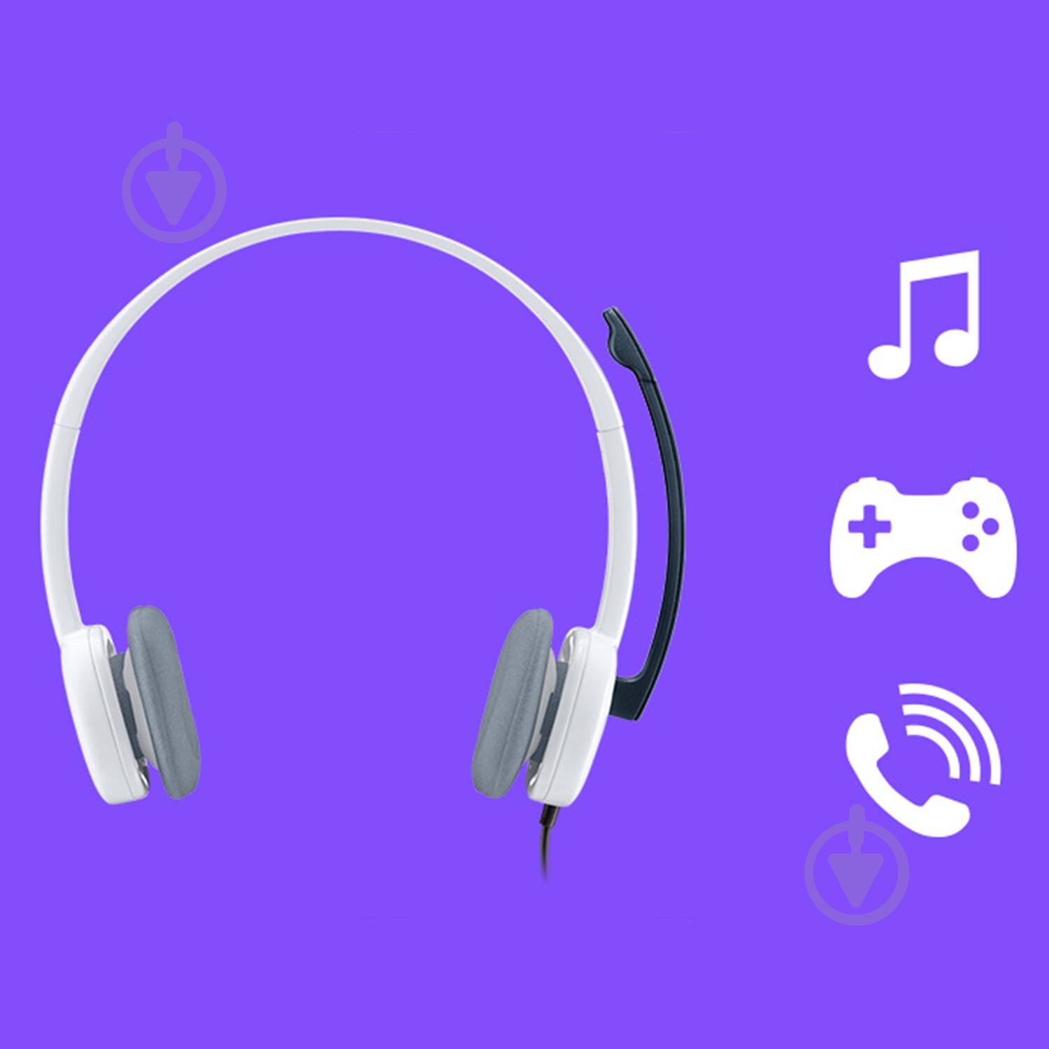 Гарнитура Logitech H150 cloud white - фото 5 Гарнитура Logitech H150 cloud white - фото 5