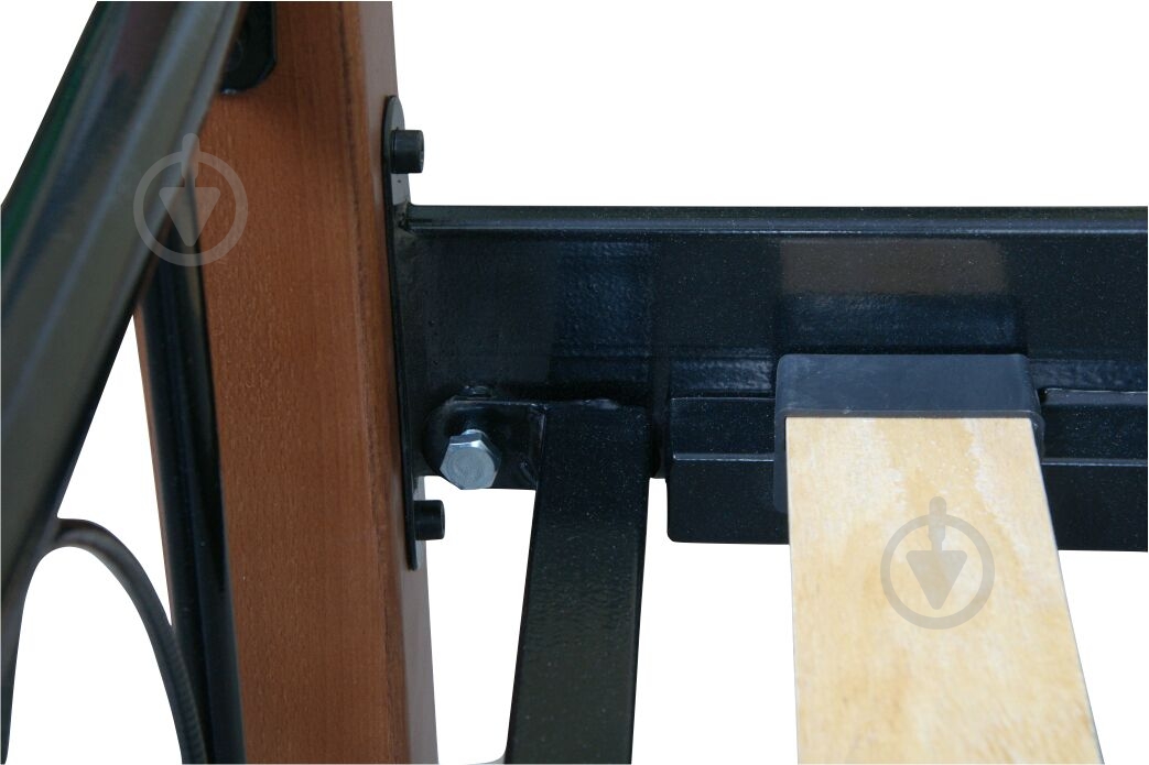 Кровать Eagle E2318 Como 140x200 см черный - фото 2