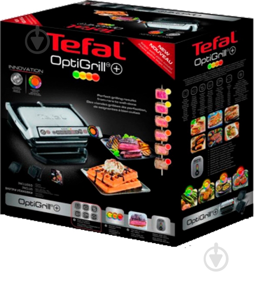 ВИТРИНА! Гриль-барбекю Tefal OptiGrill+ WAFFLES GC716D12 - фото 13 ВИТРИНА! Гриль-барбекю Tefal OptiGrill+ WAFFLES GC716D12 - фото 13