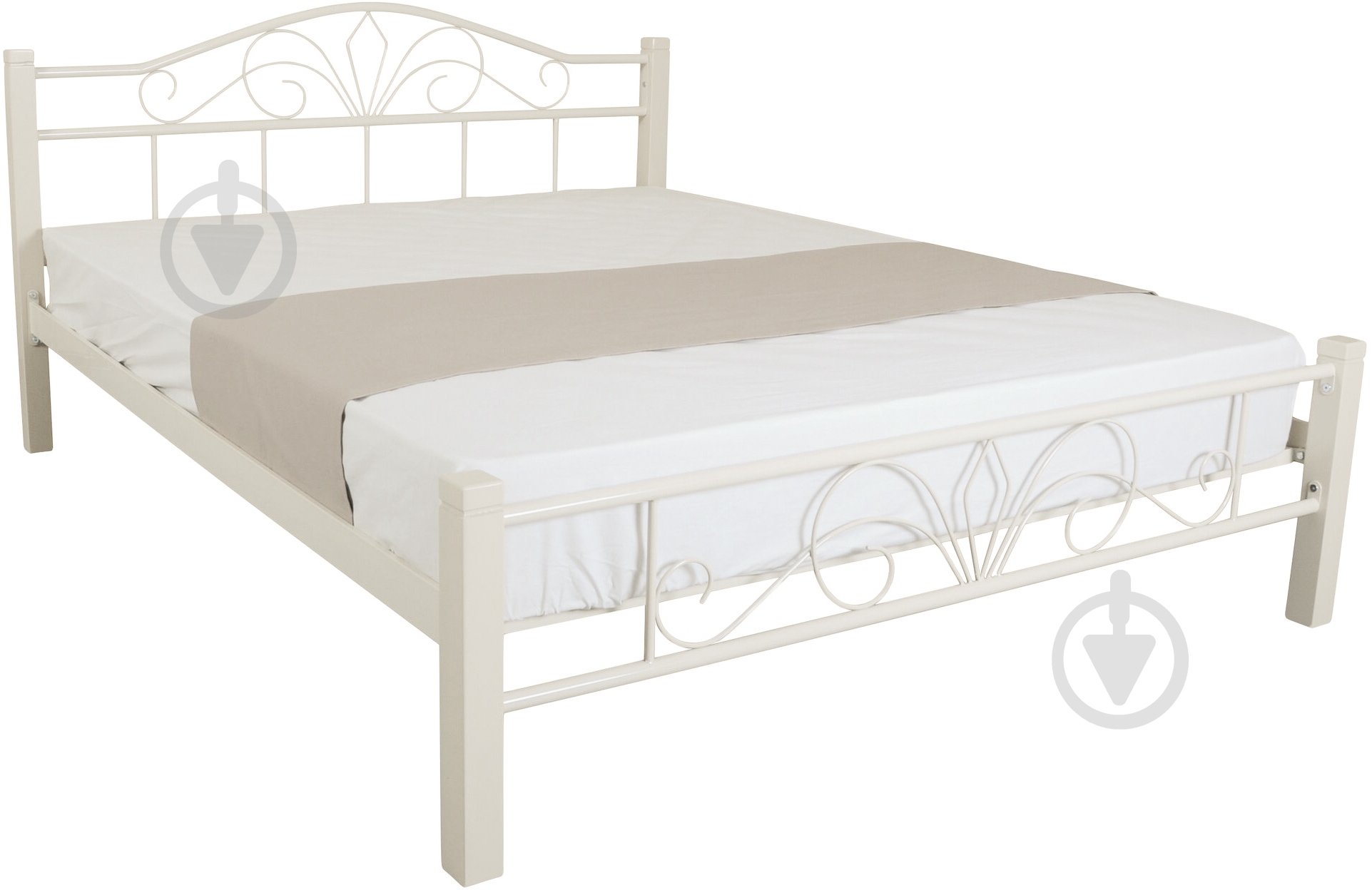 Кровать Eagle E1854 Como 160x200 см бежевый - фото 1