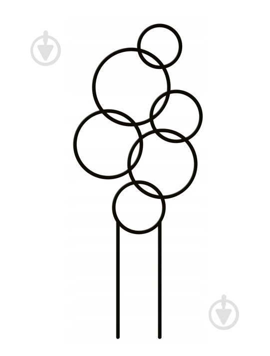 Опора Form Plastic Eco Круг антрацит - фото 1