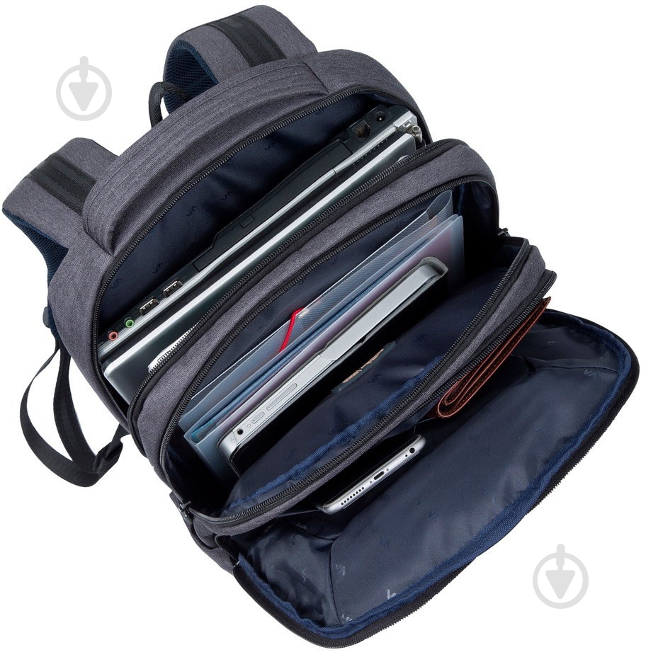 Рюкзак для ноутбука RivaCase 16" (7765 (Black)) - фото 12 Рюкзак для ноутбука RivaCase 16" (7765 (Black)) - фото 12