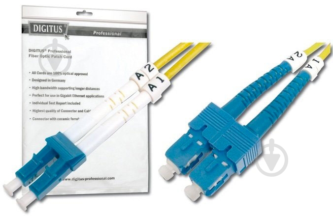 Патч-корд Digitus DK-2932-01 1 м жовтий - фото 4 Патч-корд Digitus DK-2932-01 1 м жовтий - фото 4