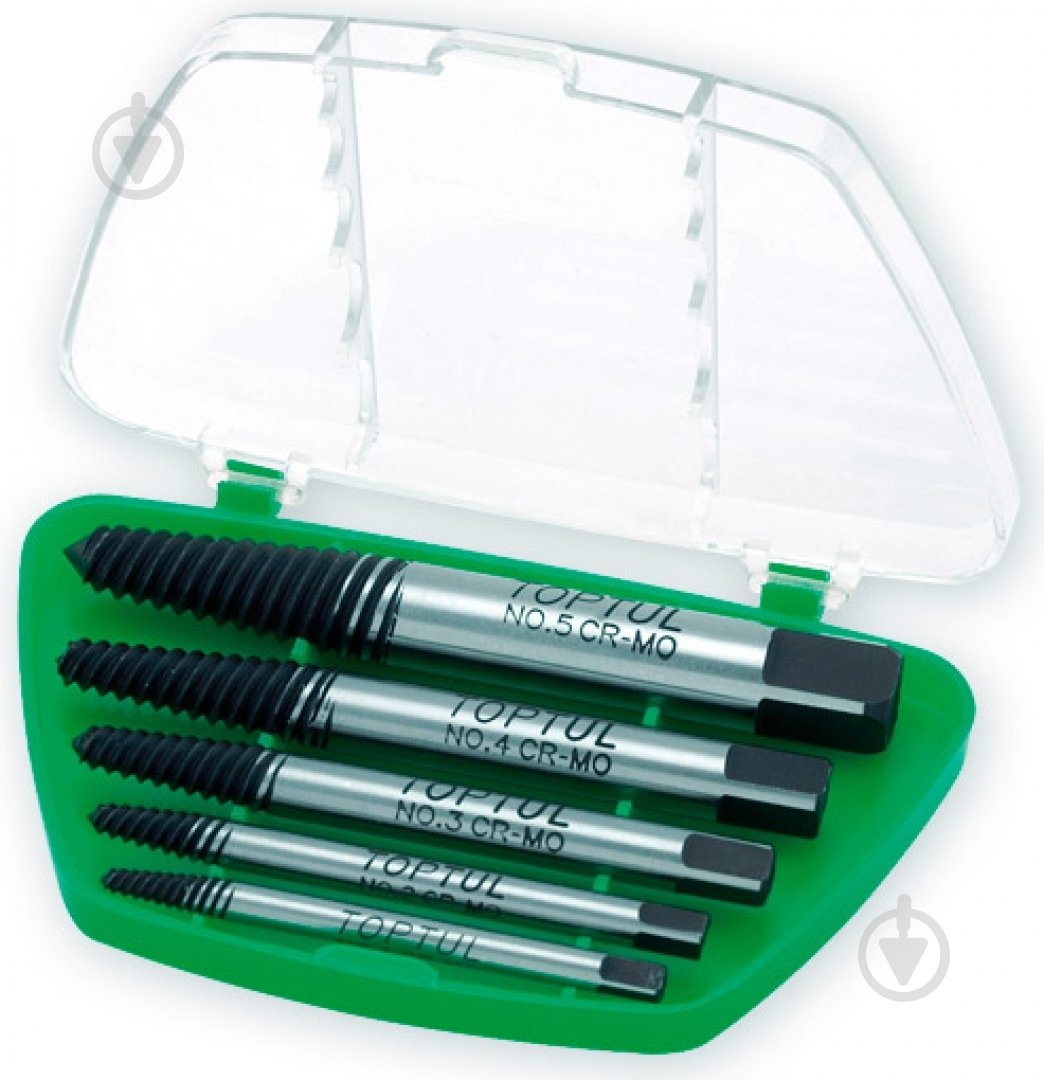 Набор экстракторов Toptul Toptul 5 шт. JGAW0501 - фото 1