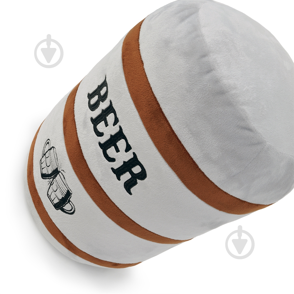 Подушка декоративна бочка пива FWPPIWBERBL23BG00 44 см сірий WP Merchandise - фото 6 Подушка декоративна бочка пива FWPPIWBERBL23BG00 44 см сірий WP Merchandise - фото 6