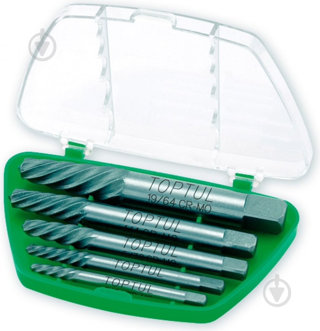 Набор экстракторов Toptul Toptul 5 шт. JGAW0502 - фото 1