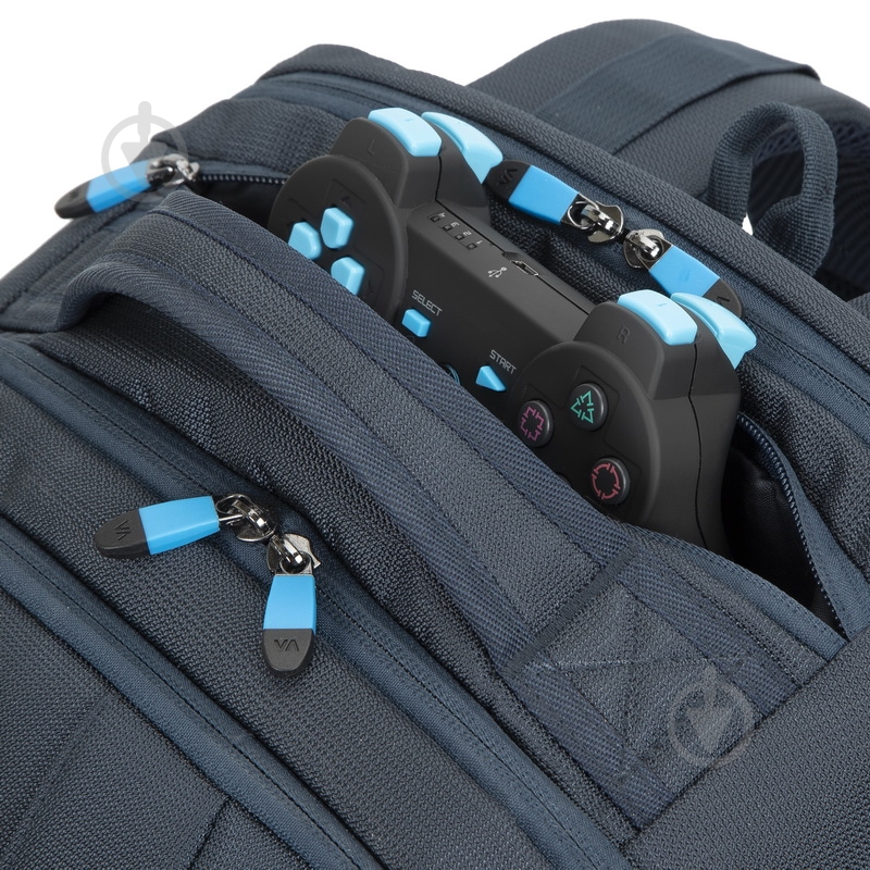 Рюкзак для ноутбука RivaCase 17" (7861 (Blue)) - фото 9