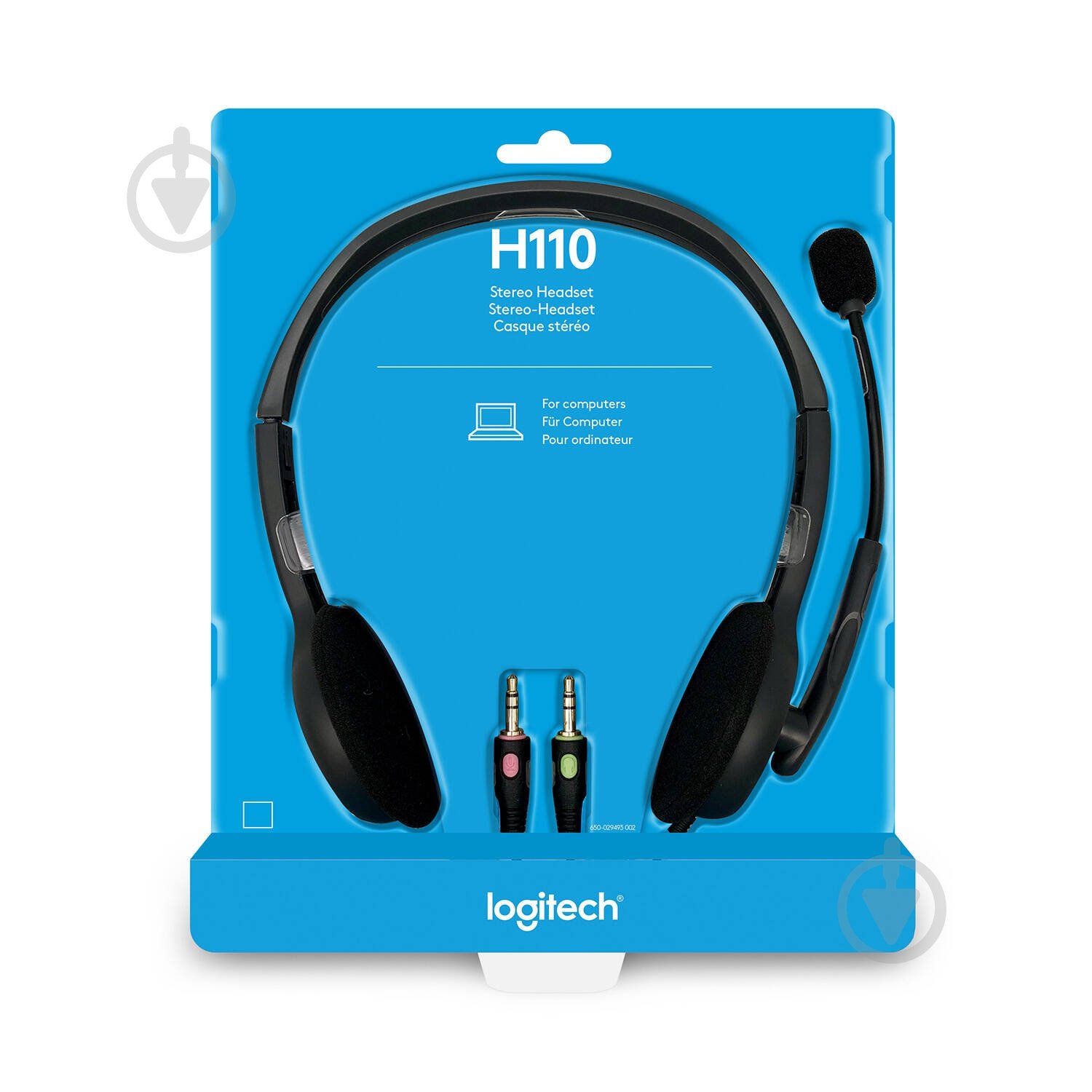 Наушники Logitech Stereo Headset H110 grey (981-000271) - фото 5
