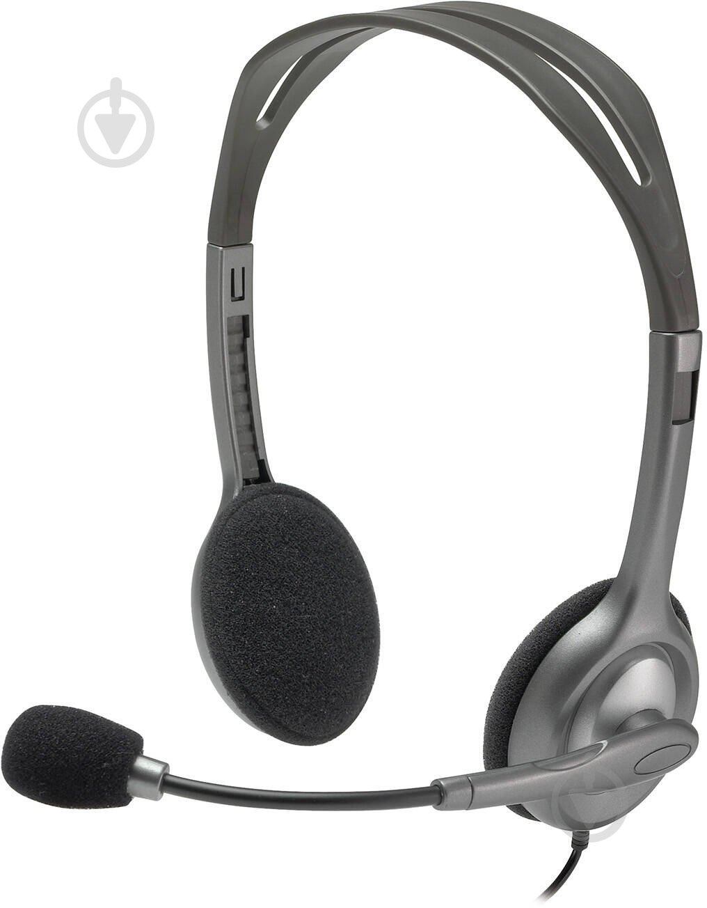 Наушники Logitech Stereo Headset H110 grey (981-000271) - фото 1