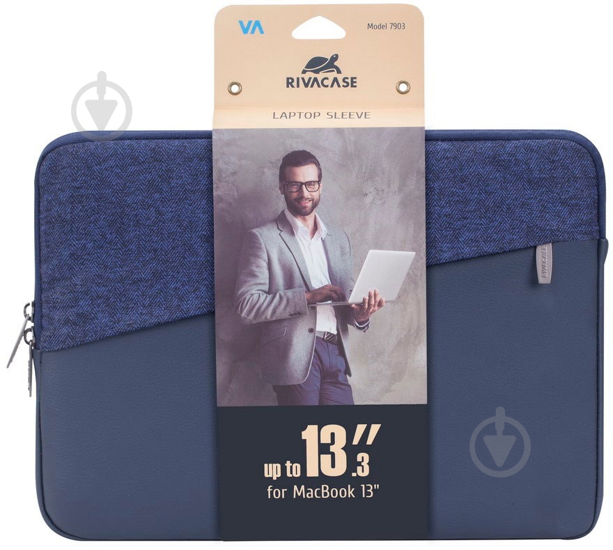 Чехол RivaCase 13.3" blue (7903 (Blue)) - фото 2 Чехол RivaCase 13.3" blue (7903 (Blue)) - фото 2