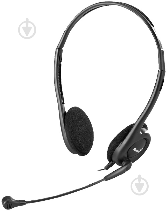 Гарнитура Genius HS-200C black - фото 1 Гарнитура Genius HS-200C black - фото 1
