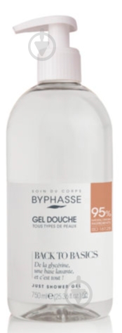 Гель для душа Byphasse BACK TO BASICS для всех типов кожи 750 мл - фото 1