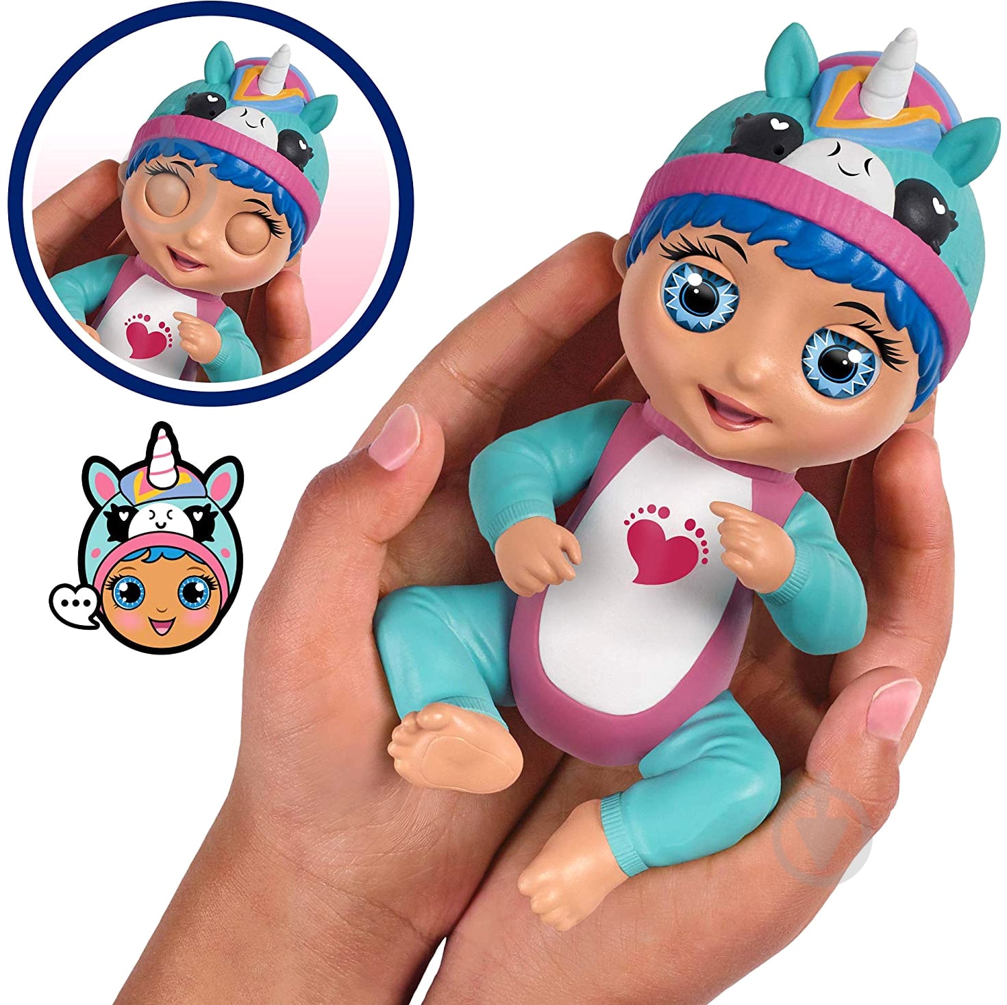 Игрушка интерактивная Tiny Furries Луна Единорог 56083T - фото 3