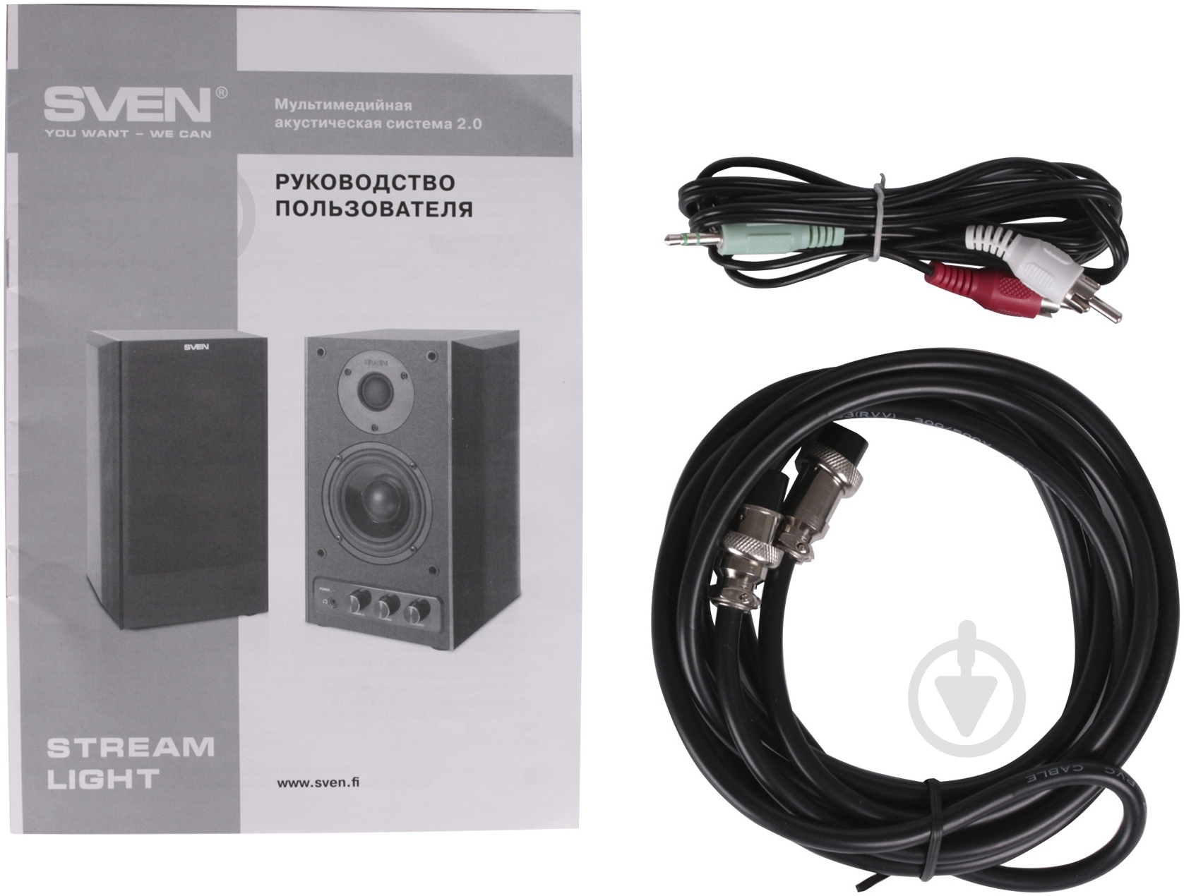 Акустическая система Sven Stream Light 2.0 black - фото 4