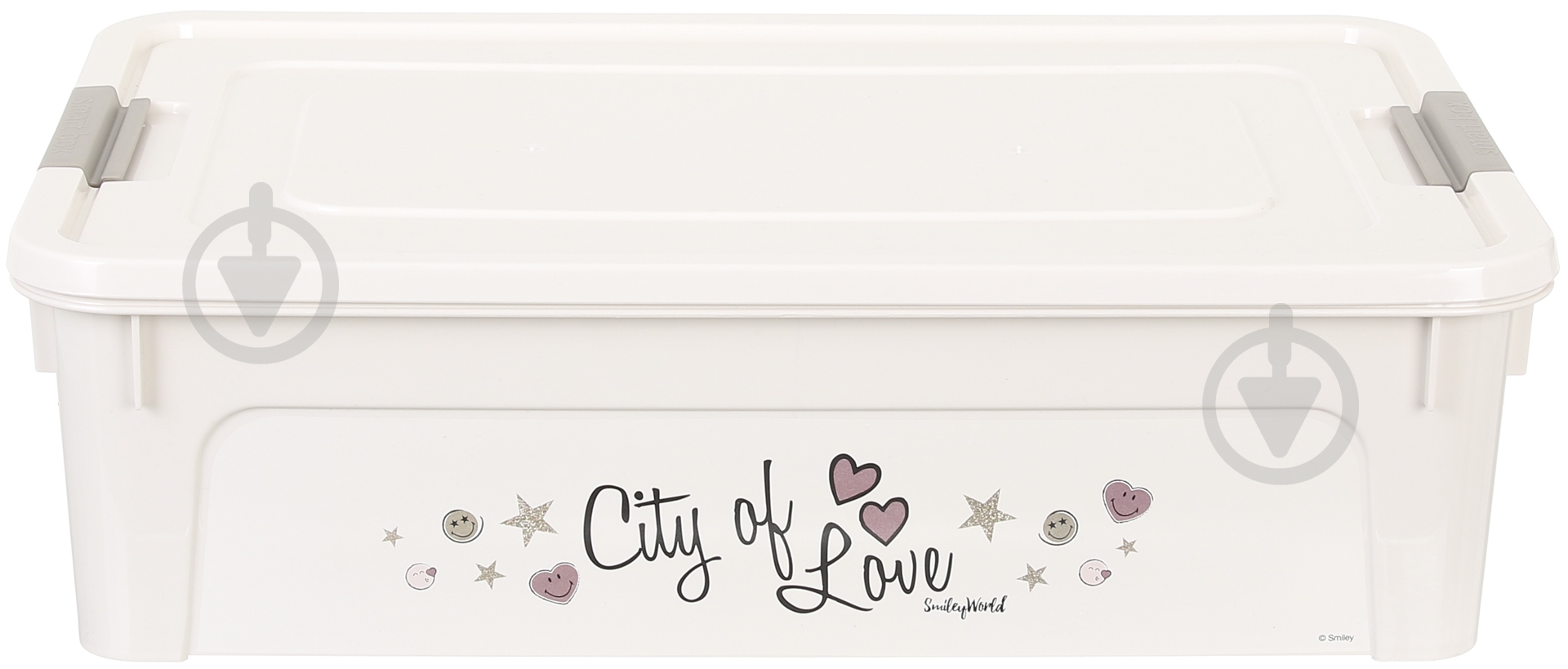 Ящик для игрушек Smiley Paris Chic 14 л кремовий подкроватный 140x490x320 мм - фото 2